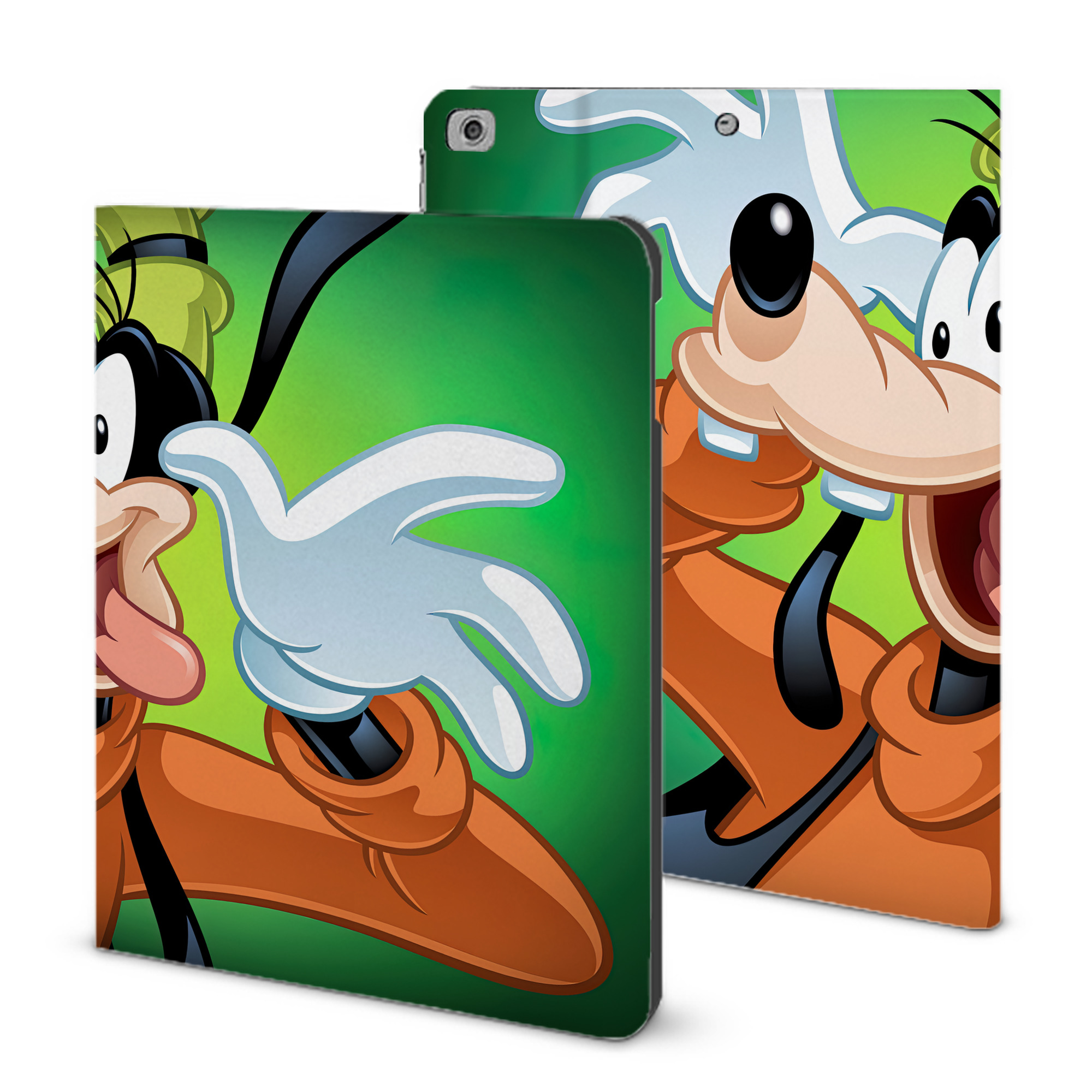 （画像用） ミッキーマウス Mickey Mouse IPad ケース ブック型 PUレザー TPU 耐衝撃 軽量 薄型 ペン収納なし 全面保護 IPad 各モデル対応
